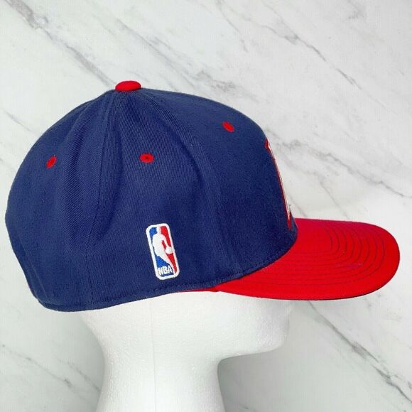 Adidas Atlanta Hawks NBA Cap Large/XL Flexfit Climalite Navy Red ✨ - Picture 3 of 12